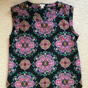J. Crew Sleeveless Blouse in size Medium